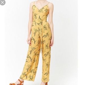 Floral cami jumpsuit